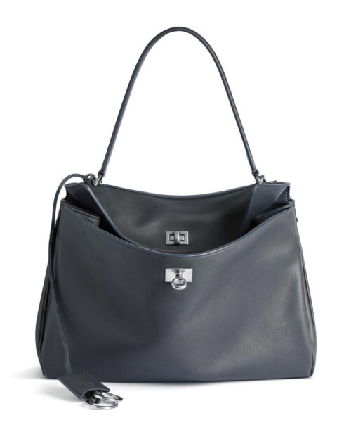 Balenciaga Rodeo Medium Handbag Gray